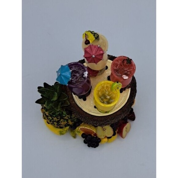 Vintage Resin Spreader Set - Coconut Base Mixed Fruit & Tropical Drink Spreaders - Picture 8 of 16